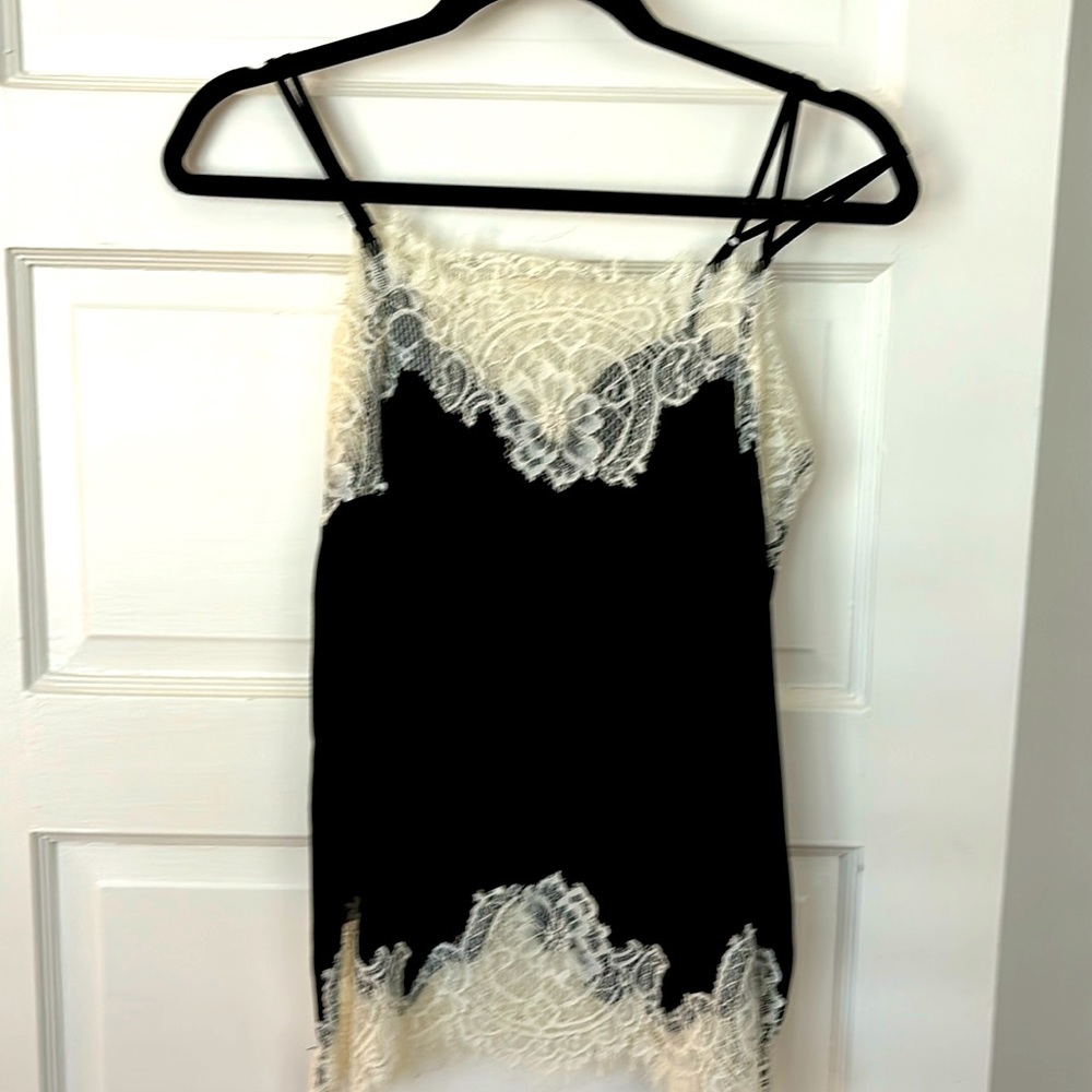 Black lace camisol. Never worn
